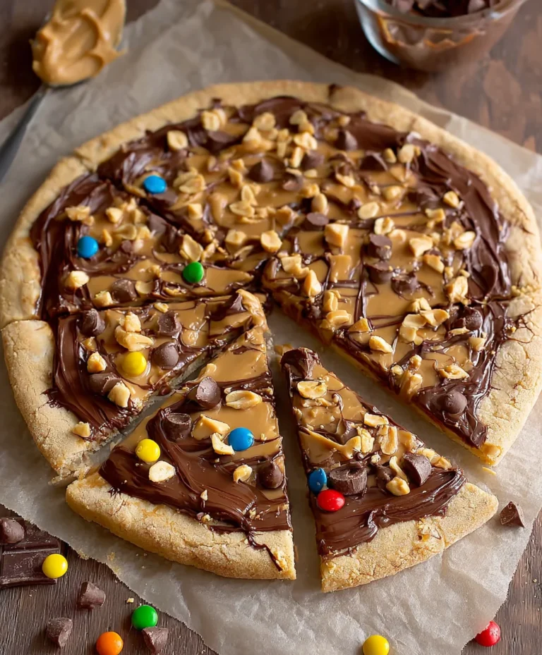 Decadent Chocolate Peanut Butter Pizza Recipe