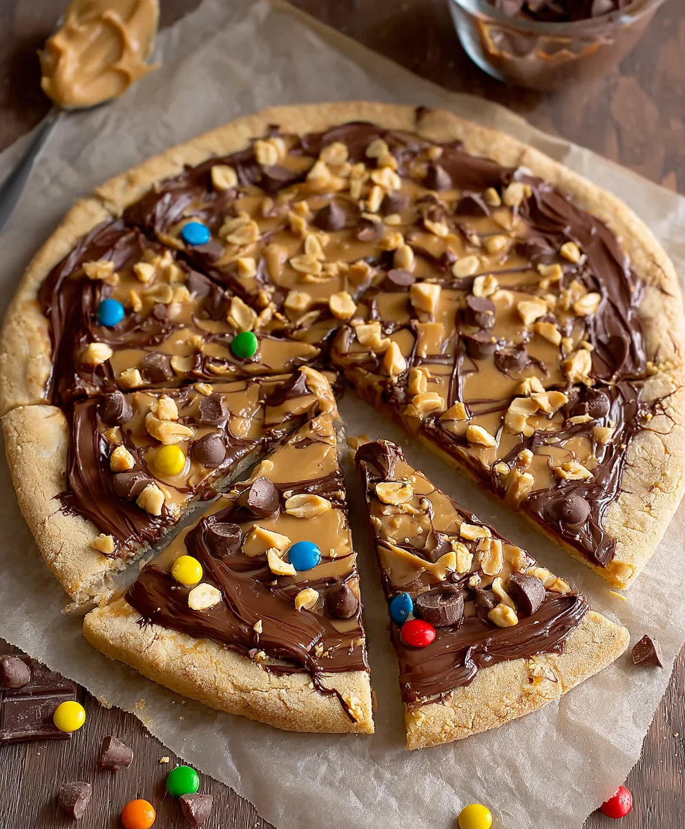 Decadent Chocolate Peanut Butter Pizza Recipe