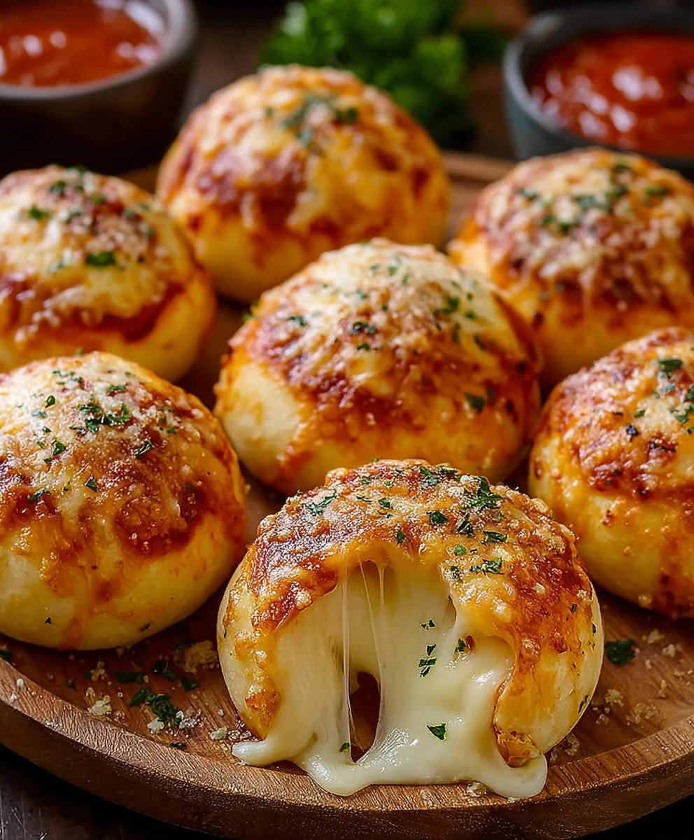 Cheesy Pizza Bombs Recipe-Easy Appetizer Delight