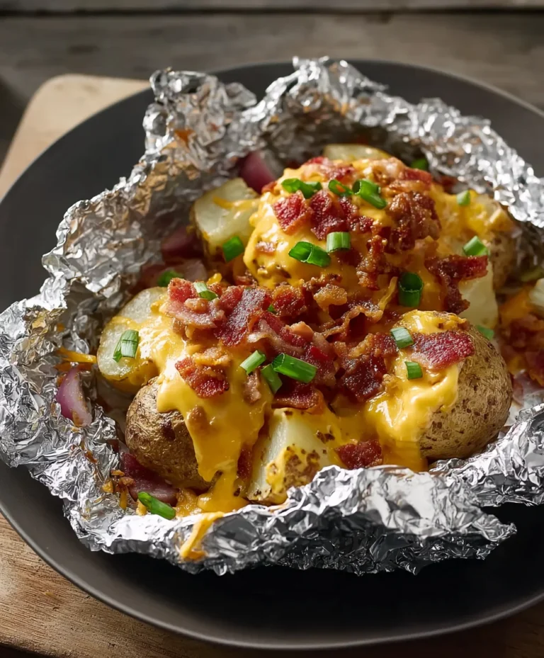 Cheesy Beef Beef Bacon Ranch Potatoes Foil Packets