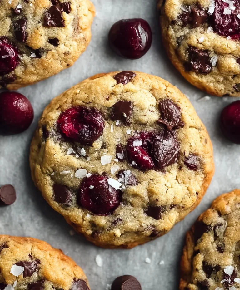 Cherry Chocolate Chip Cookies-Irresistible Sweet Treats