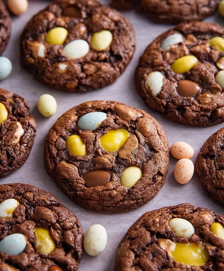 Mini Egg Brownie Cookies- Decadent Chocolate Delight