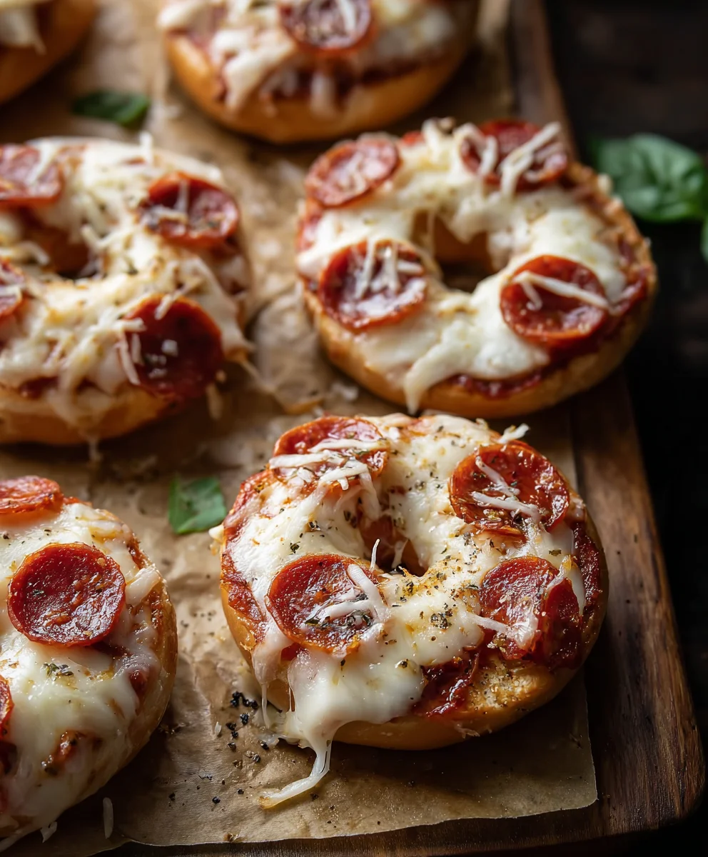 Easy Homemade Pizza Bagels- Quick & Delicious Recipe