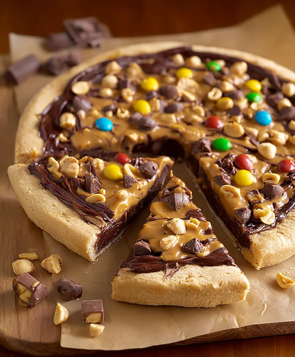 Decadent Chocolate Peanut Butter Pizza Recipe
