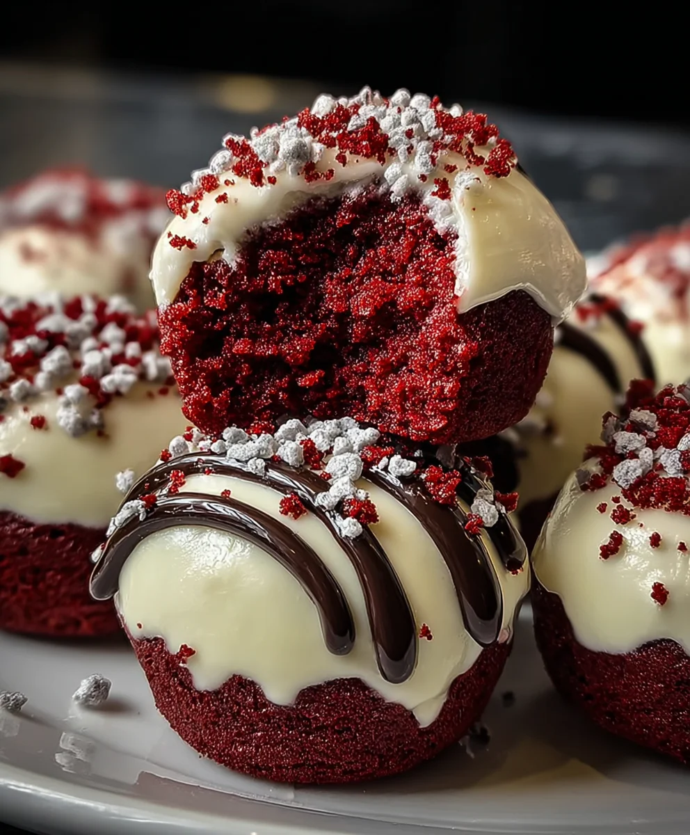 Cookies & Cream Red Velvet Bites-Delicious Treat