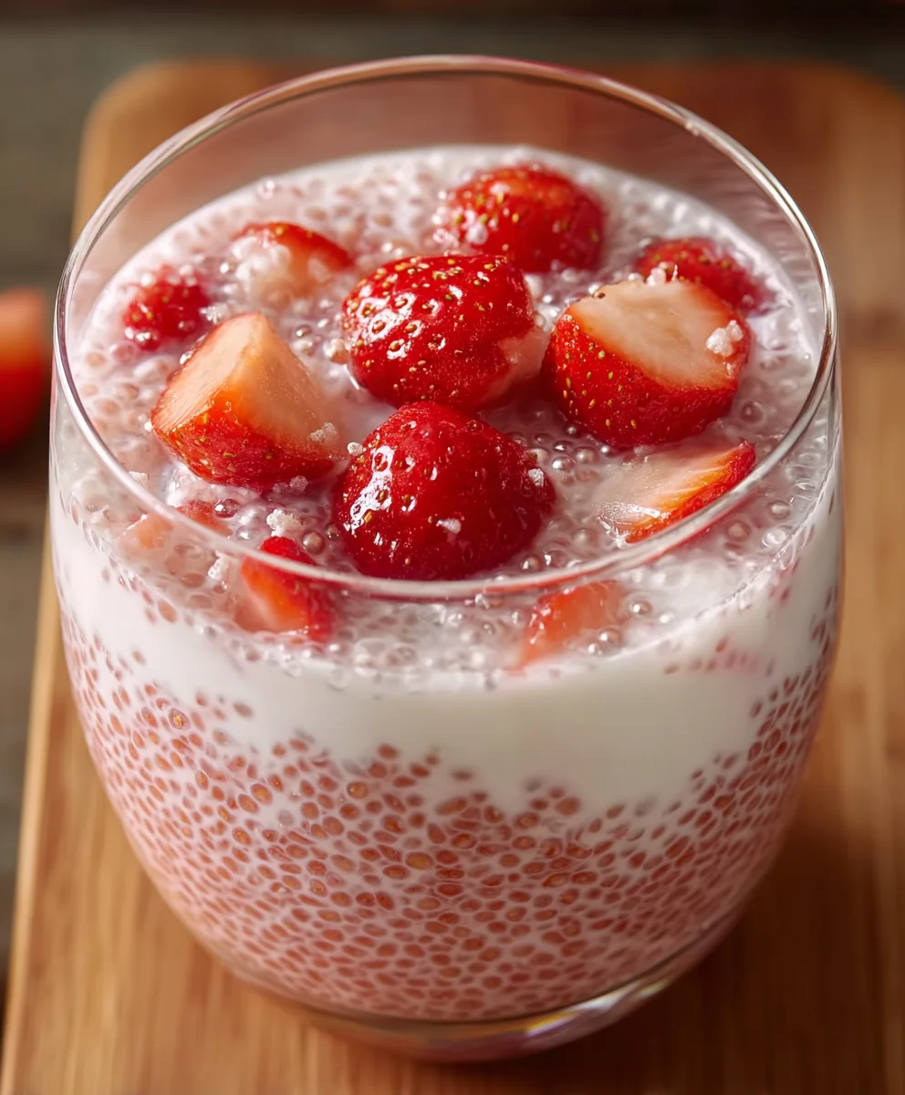 Easy Strawberry Sago Recipe-Sweet Refreshing Treat