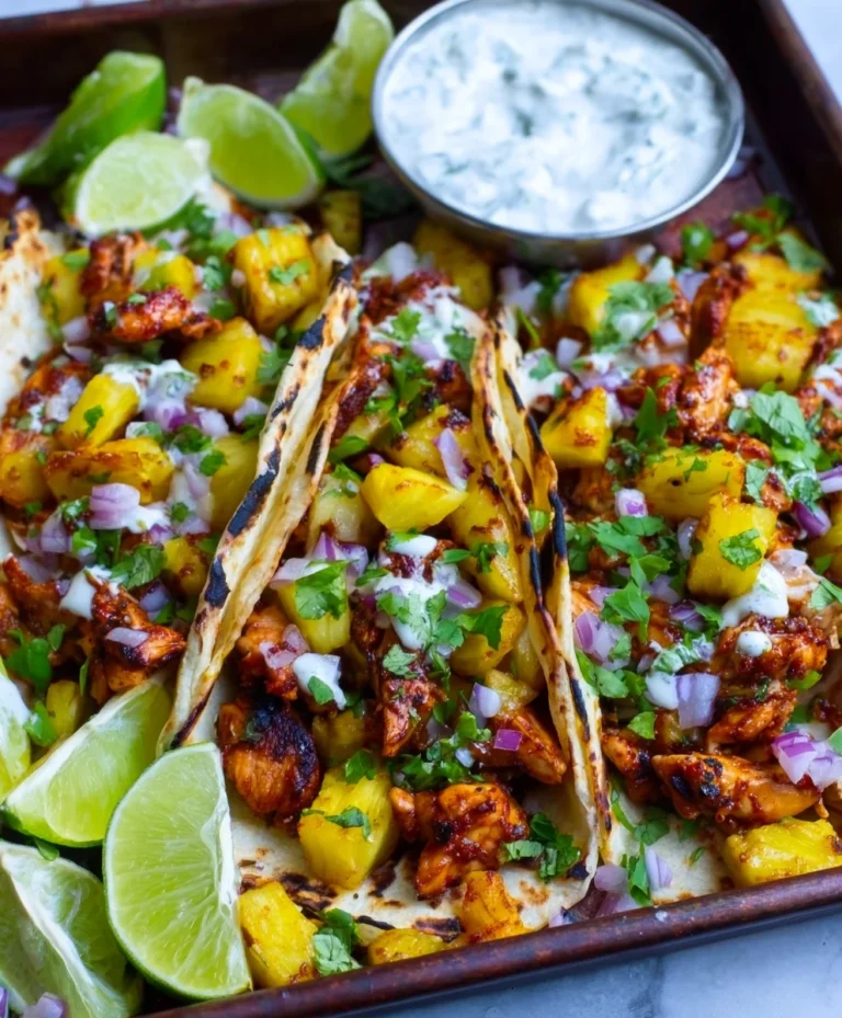 Easy Chicken Pineapple Tacos – Quick & Flavorful Meal