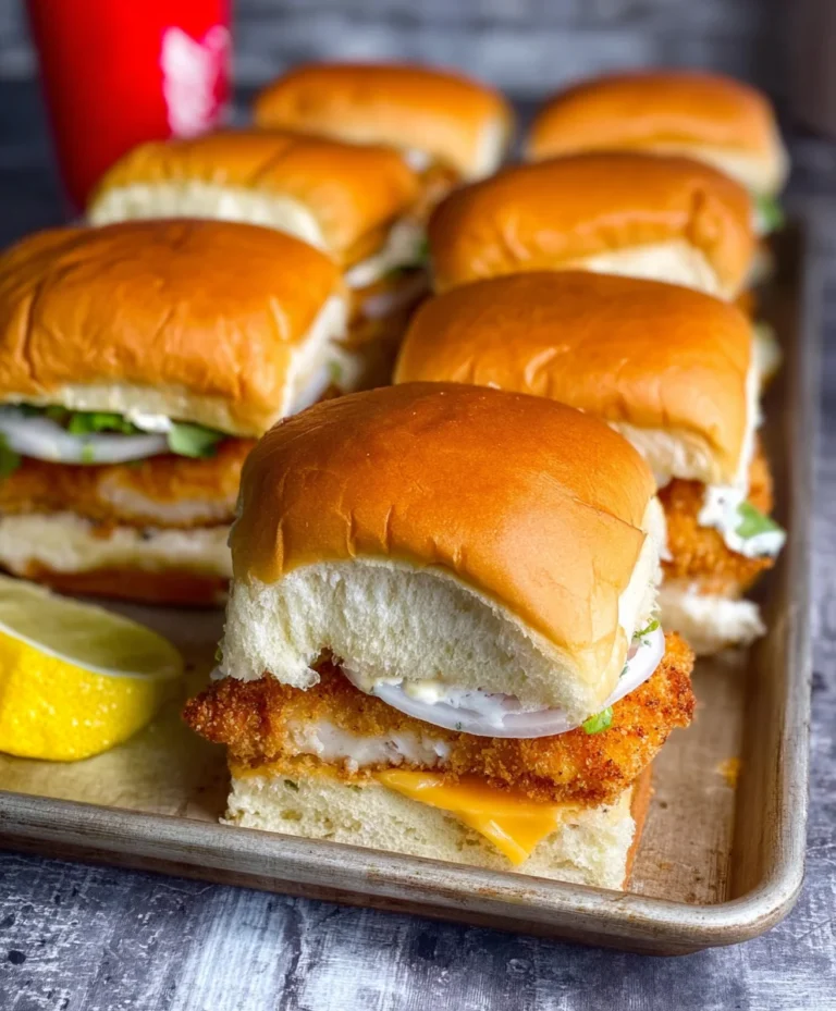 Filet-O-Fish Sliders Easy Fish Burger Recipe