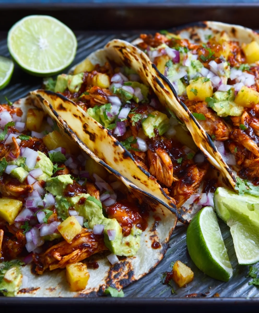 Easy Chicken Pineapple Tacos - Quick & Flavorful Meal