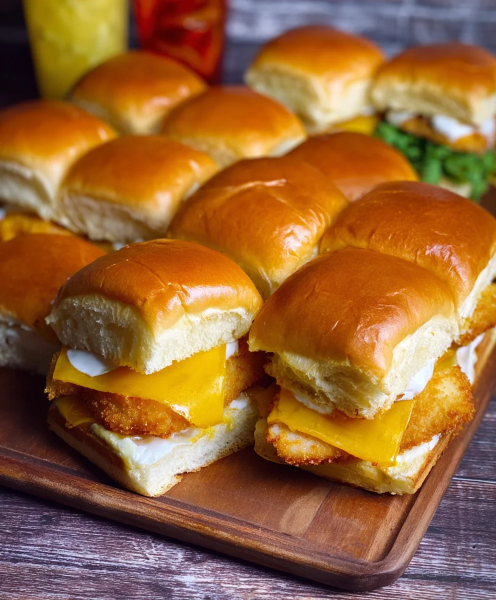 Filet-O-Fish Sliders Easy Fish Burger Recipe