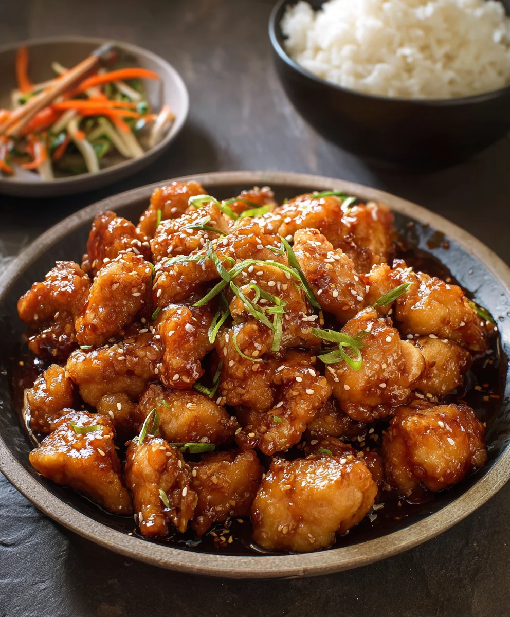General Tso's Beef- The Best Sweet Spicy Flavor