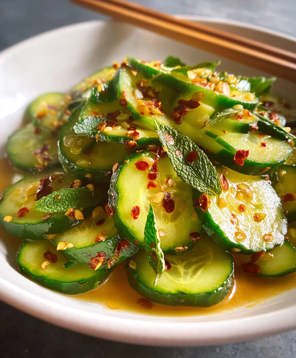 Easy Asian Cucumber Salad-Quick Refreshing Recipe