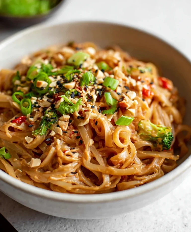 Spicy Peanut Butter Noodles- Easy & Flavorful Recipe