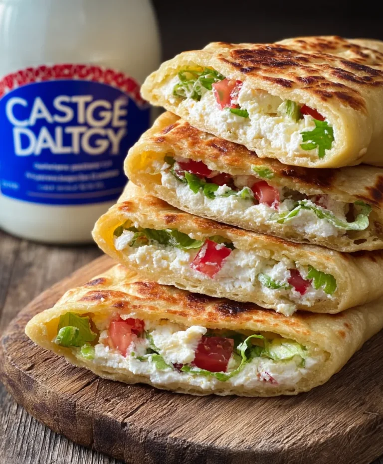 Easy Two Ingredient Cottage Cheese Flatbread