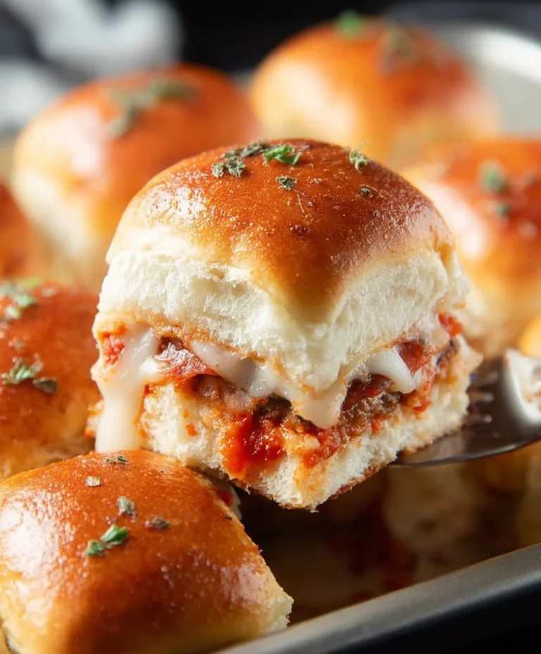 Easy Beef Pizza Sliders Recipe-Game Day Favorite