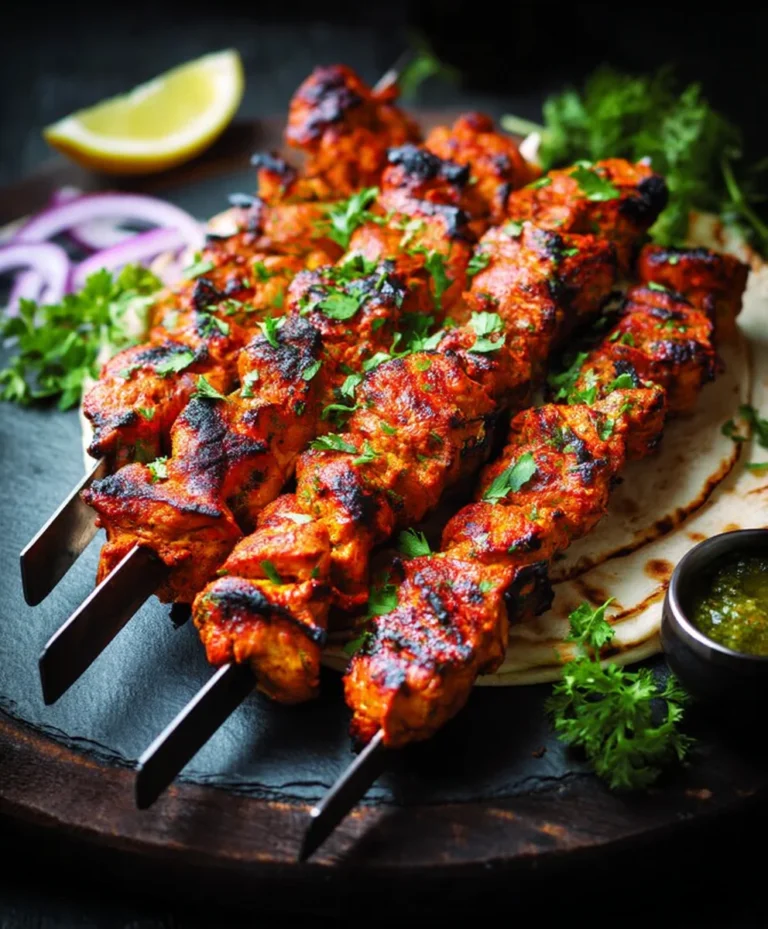 Juicy Chicken Tikka Kebabs-Easy Homemade Recipe