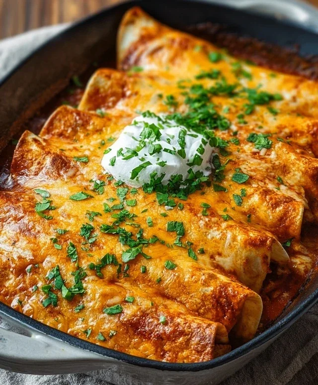 Delicious Chicken Enchiladas