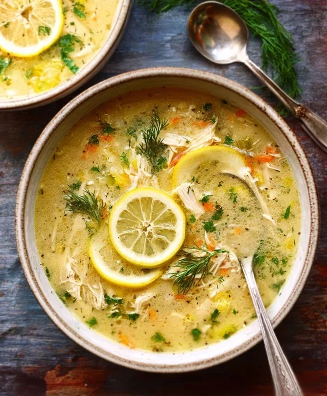 Greek Lemon Chicken Soup