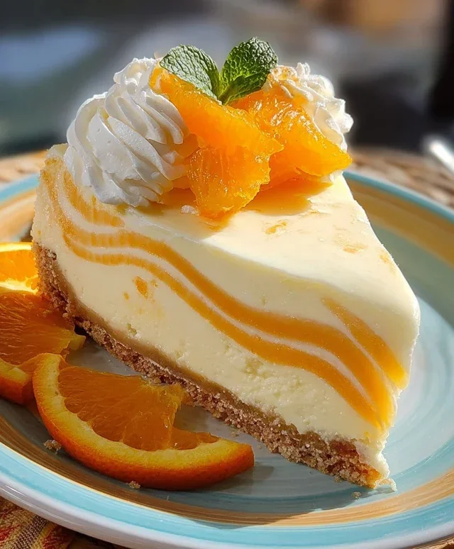 Orange Creamsicle Cheesecake
