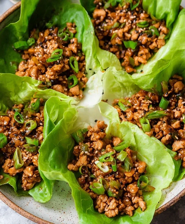 Crunchy PF Chang's Lettuce Wraps