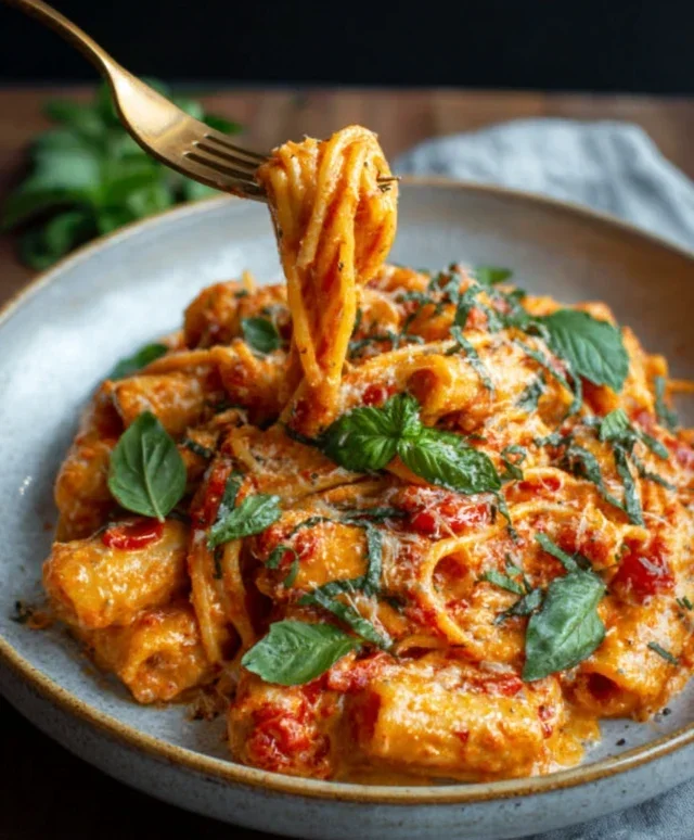 Creamy Tomato Garlic Pasta