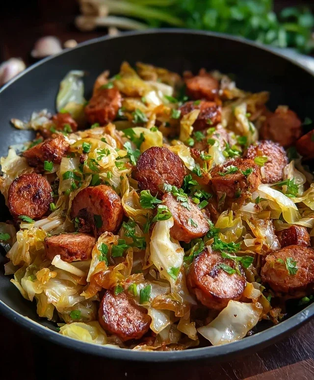 Easy Sausage and Cabbage Stir Fry