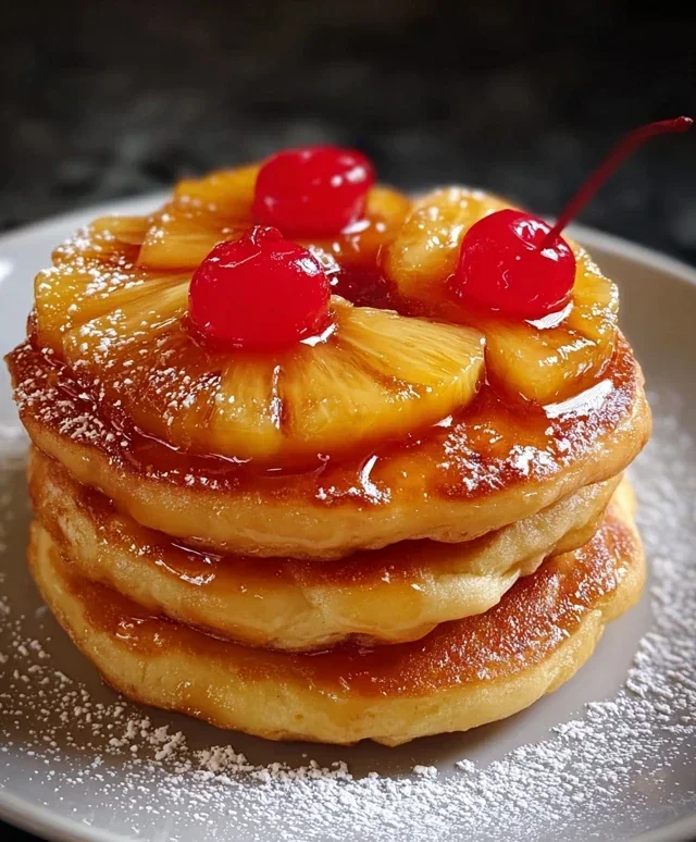 Pineapple Upside-Down Pancakes