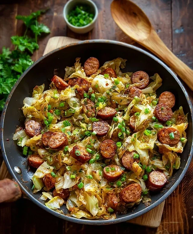 Easy Sausage and Cabbage Stir Fry