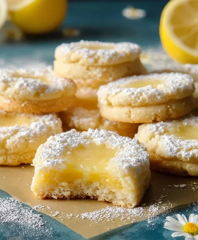 Lemon Bar Butter Cookies