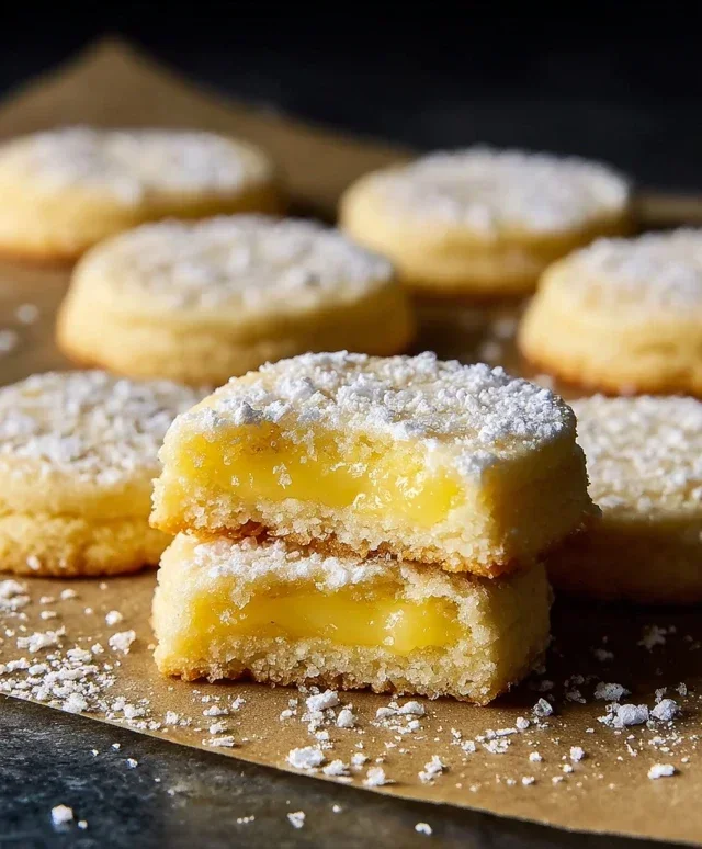 Lemon Bar Butter Cookies