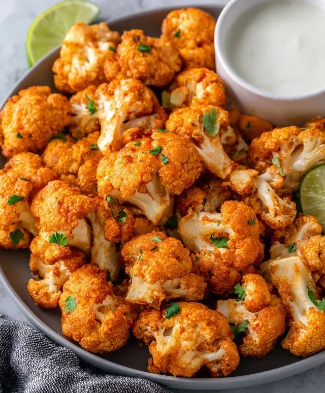 Air Fryer Buffalo Cauliflower Recipe