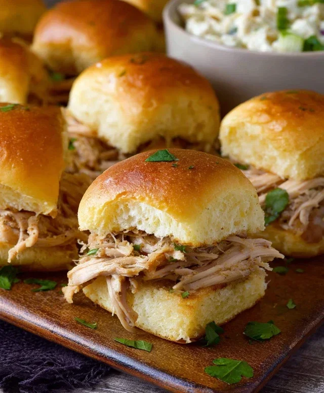 Crock Pot Mississippi Chicken Sliders
