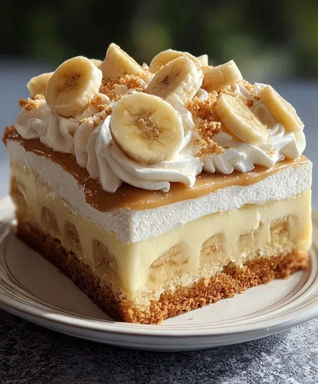 Banana Pudding Tres Leches Cake
