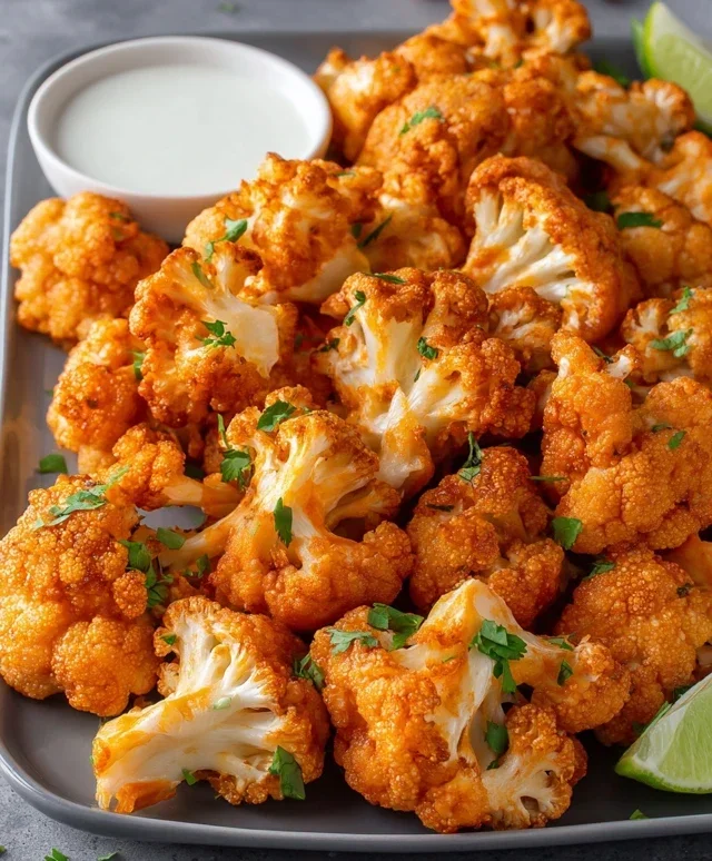 Air Fryer Buffalo Cauliflower Recipe
