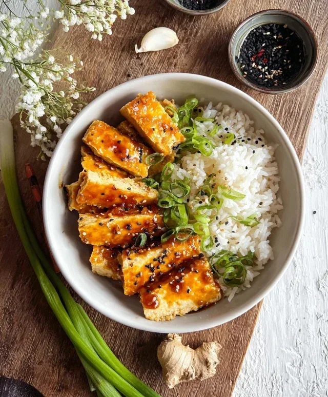 Honey Garlic Tofu