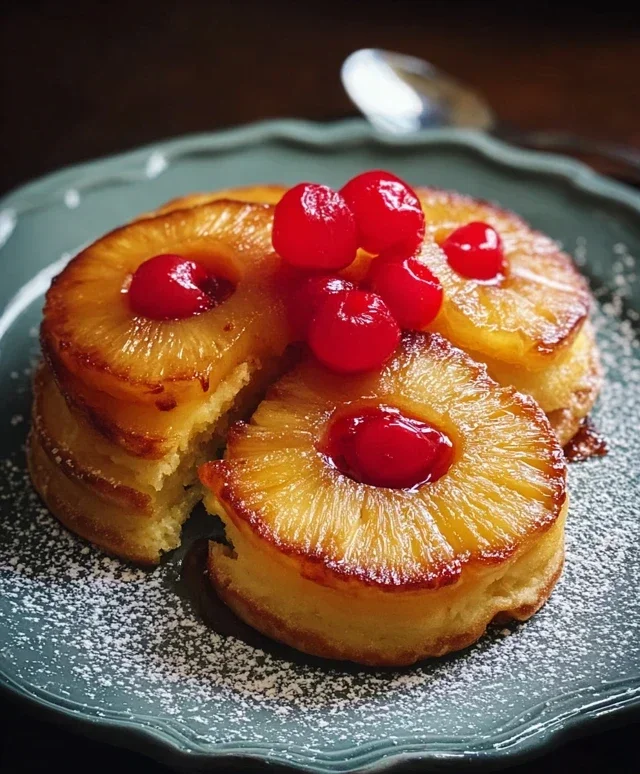 Pineapple Upside-Down Pancakes
