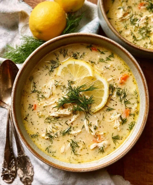 Greek Lemon Chicken Soup