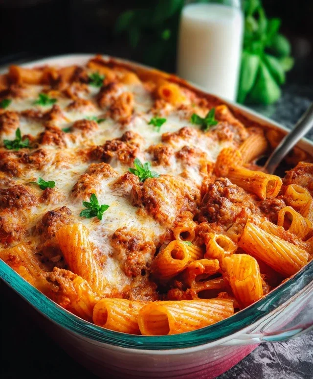 Baked Rigatoni with Sausage