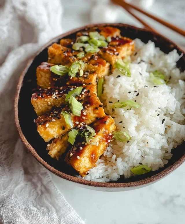 Honey Garlic Tofu