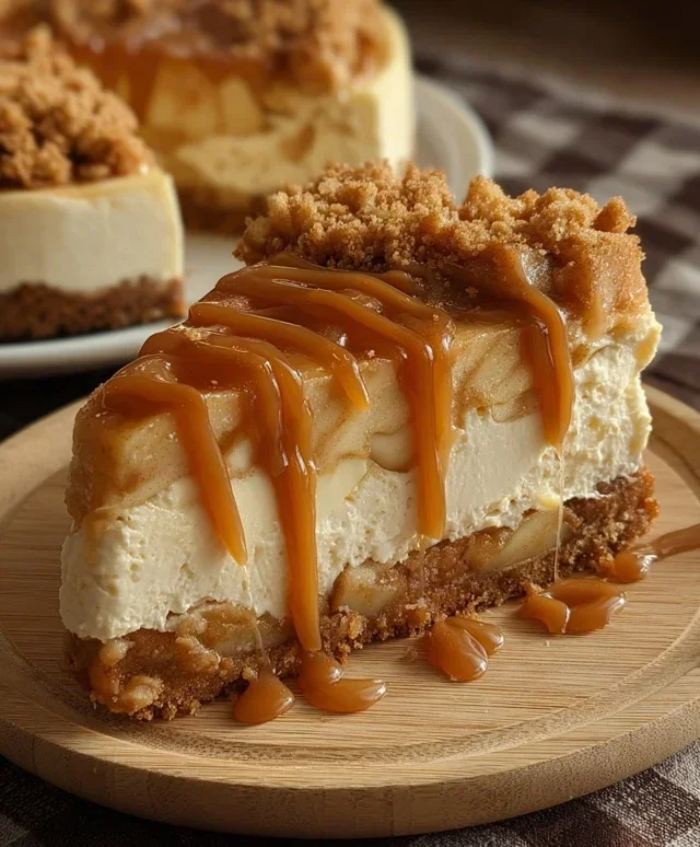 No bake Apple pie cheesecake