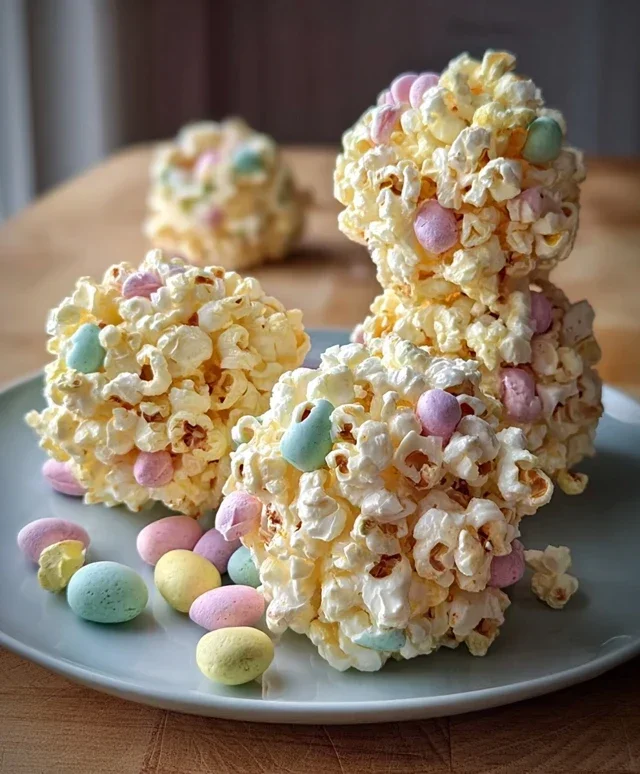 Easter Popcorn Balls