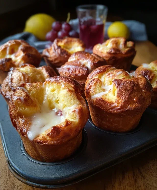 Sparkling Grape Juicecas Portuguese Popovers