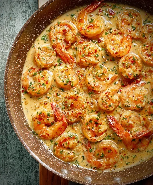 Creamy Garlic Shrimp