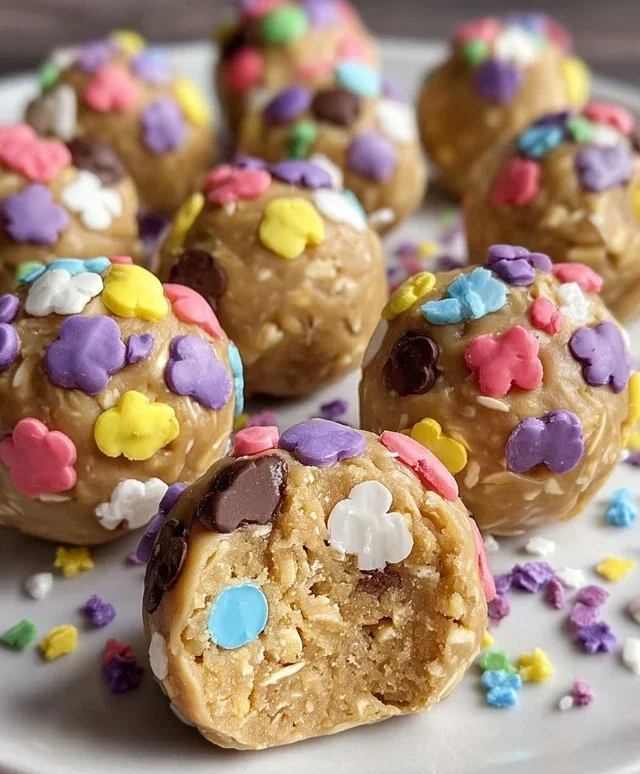 Easter Egg Cookie Dough Bites