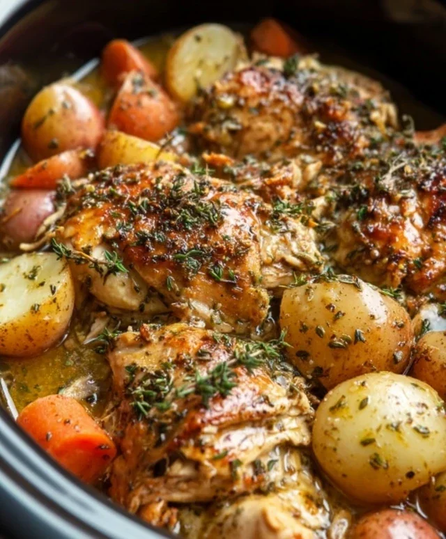 Garlic Butter Chicken Crockpot Recipe: 6-Hour Magic for Tender Bliss