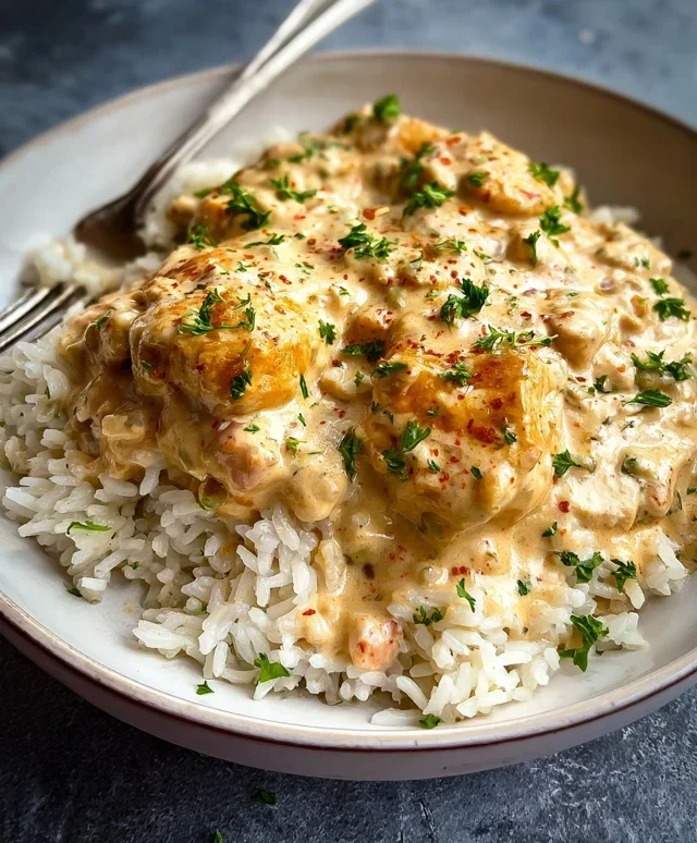 Creamy Smothered Chicken and Rice
