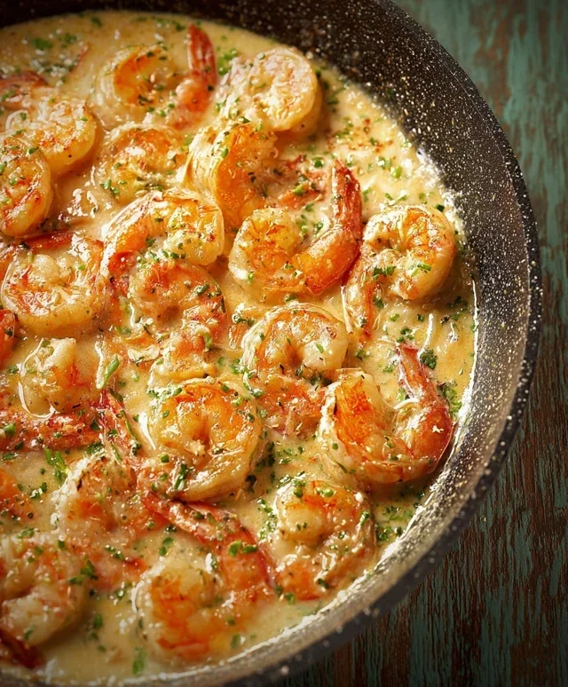 Creamy Garlic Shrimp
