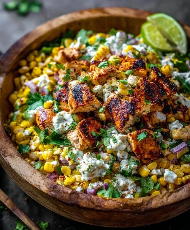 Tasty Street Corn Chicken Bowl