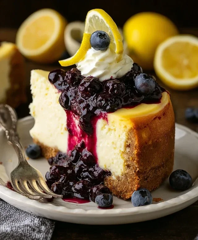Lemon Blueberry Cheesecake