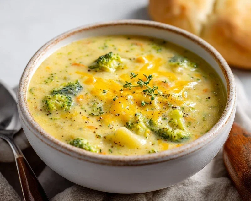 Broccoli Potato Cheese Soup Recipe